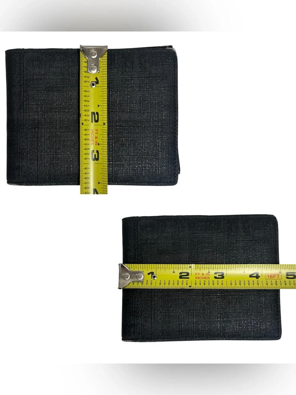 FENDI Graphite Black & Gray Zucca Coated Canvas & Leather Men’s Bifold Wallet